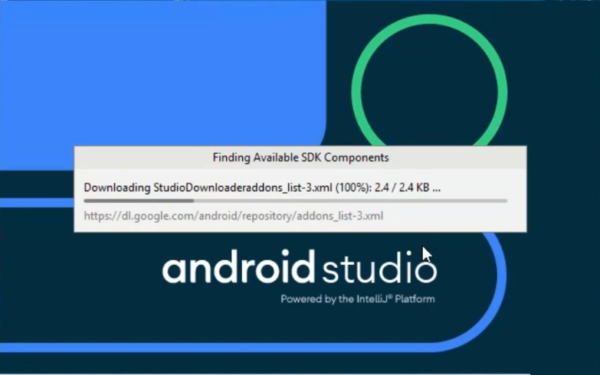 Figure 5: Android Studio Launcher